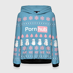 Женская толстовка Pornhub - christmas sweater