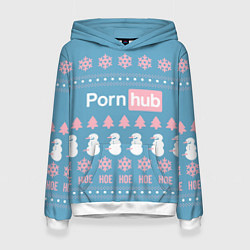 Женская толстовка Pornhub - christmas sweater