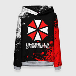 Толстовка-худи женская UMBRELLA CORPORATION, цвет: 3D-меланж