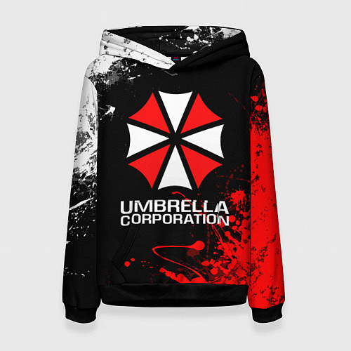 Женская толстовка UMBRELLA CORPORATION / 3D-Черный – фото 1