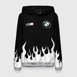 Толстовка-худи женская BMW БМВ, цвет: 3D-меланж