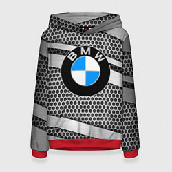 Толстовка-худи женская BMW, цвет: 3D-красный