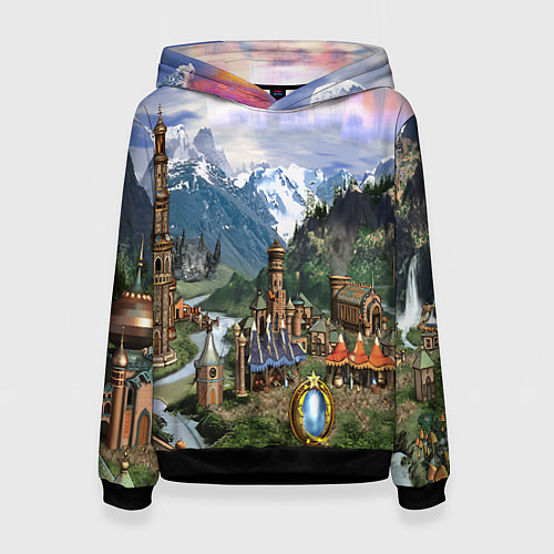 Женская толстовка HEROES / 3D-Черный – фото 1