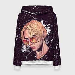 Толстовка-худи женская PYROKINESIS, цвет: 3D-белый