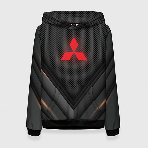 Женская толстовка MITSUBISHI / 3D-Черный – фото 1