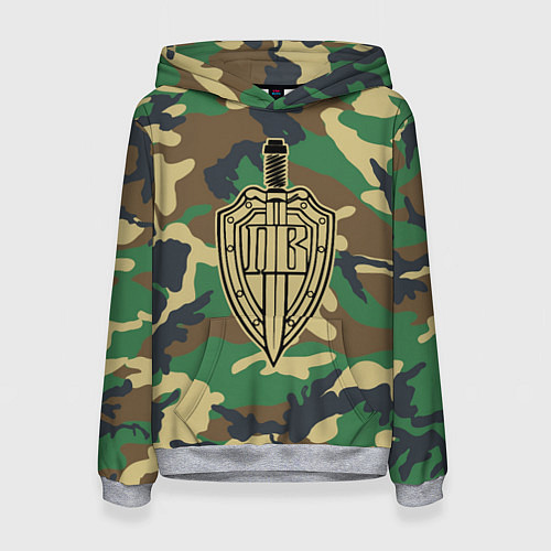 Женская толстовка Пограничные Войска / 3D-Меланж – фото 1