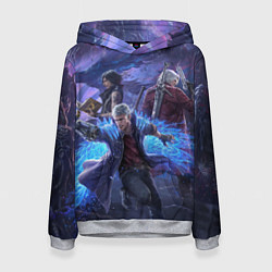Толстовка-худи женская DEVIL MAY CRY, цвет: 3D-меланж