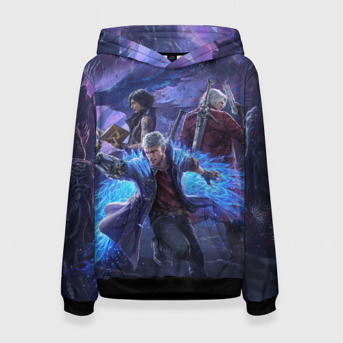 Женская толстовка DEVIL MAY CRY / 3D-Черный – фото 1