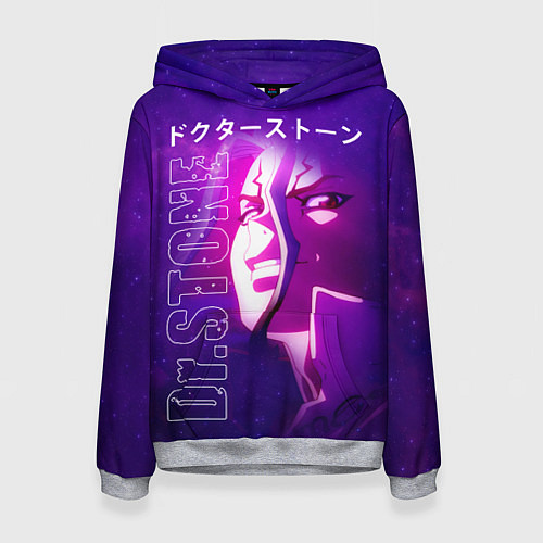 Женская толстовка Доктор Стоун / 3D-Меланж – фото 1