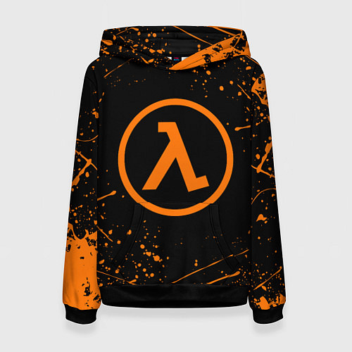 Женская толстовка HALF-LIFE / 3D-Черный – фото 1