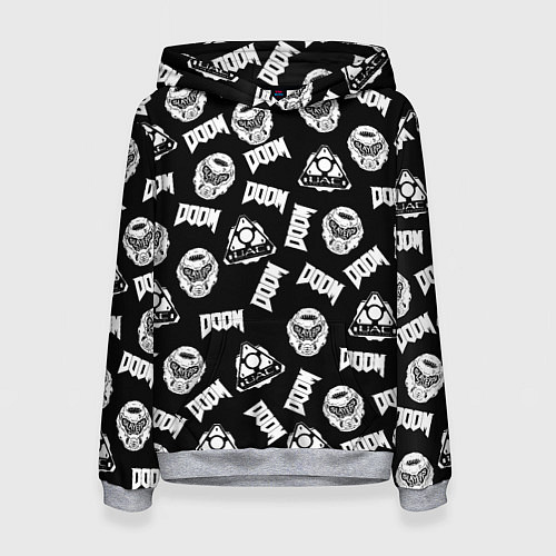 Женская толстовка Doom Eternal / 3D-Меланж – фото 1