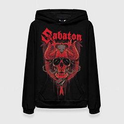 Толстовка-худи женская Sabaton Hell, цвет: 3D-черный