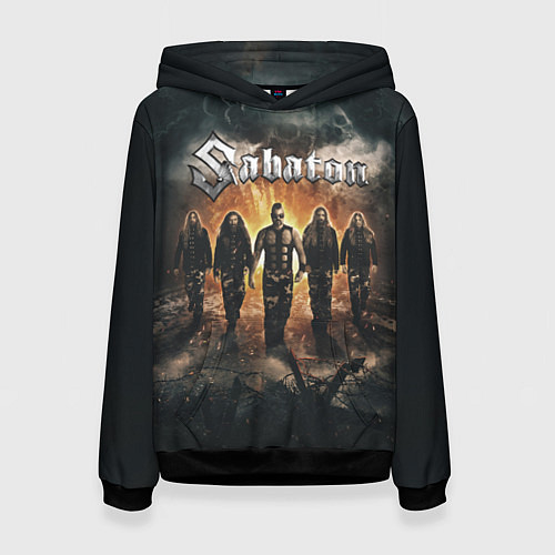 Женская толстовка Sabaton Band / 3D-Черный – фото 1