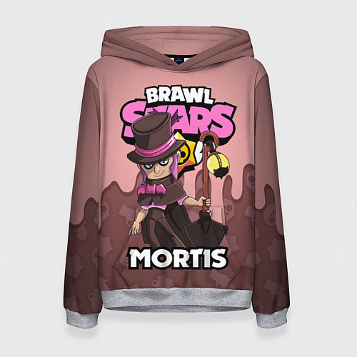 Женская толстовка BRAWL STARS MORTIS / 3D-Меланж – фото 1