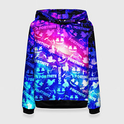 Толстовка-худи женская FORTNITE&MARSMELLO COSMO, цвет: 3D-черный