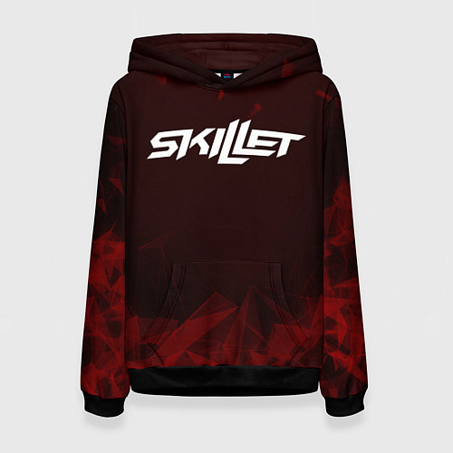 Женская толстовка Skillet / 3D-Черный – фото 1