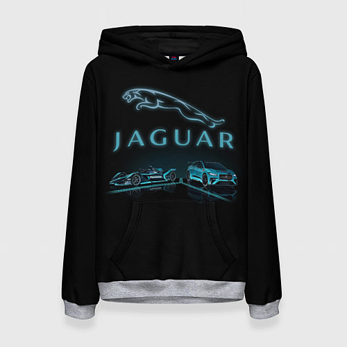 Женская толстовка Jaguar / 3D-Меланж – фото 1