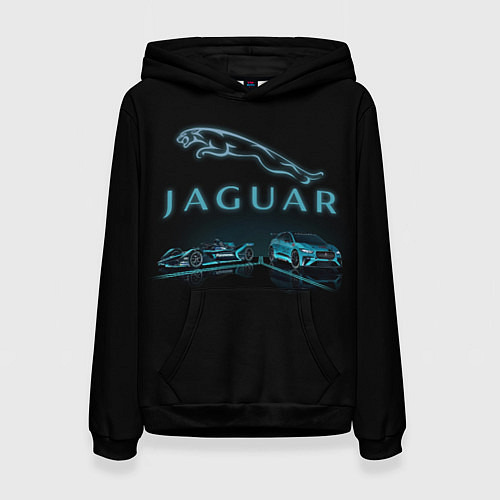 Женская толстовка Jaguar / 3D-Черный – фото 1