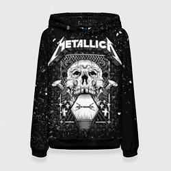 Толстовка-худи женская Metallica, цвет: 3D-черный