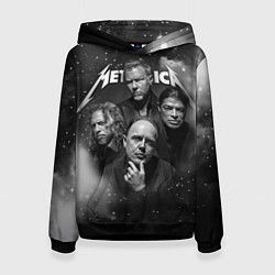 Толстовка-худи женская Metallica, цвет: 3D-черный