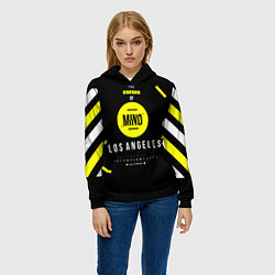 Толстовка-худи женская Off-White: Los Angeles, цвет: 3D-черный — фото 2