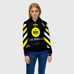 Толстовка-худи женская Off-White: Los Angeles, цвет: 3D-синий — фото 2