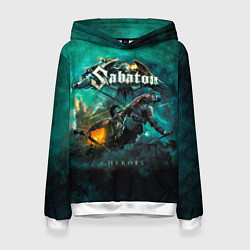 Толстовка-худи женская Sabaton, цвет: 3D-белый