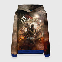 Толстовка-худи женская Sabaton, цвет: 3D-синий