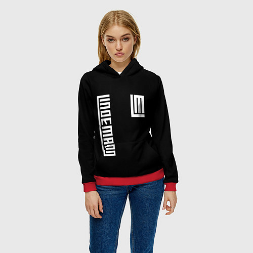 Женская толстовка LINDEMANN / 3D-Красный – фото 3