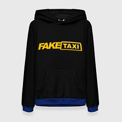 Толстовка-худи женская Fake Taxi, цвет: 3D-синий