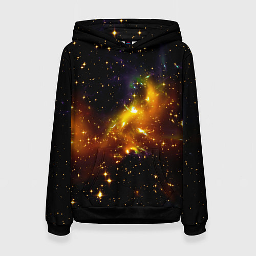 Женская толстовка STARS / 3D-Черный – фото 1