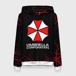 Толстовка-худи женская UMBRELLA CORP, цвет: 3D-белый