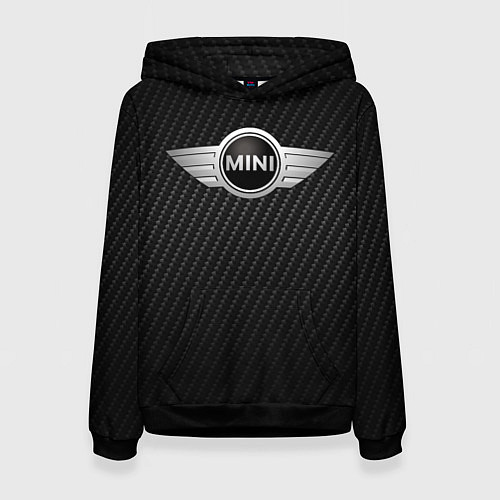 Женская толстовка MINI COOPER CARBON / 3D-Черный – фото 1