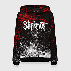 Толстовка-худи женская SLIPKNOT, цвет: 3D-черный