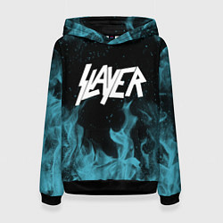 Толстовка-худи женская Slayer, цвет: 3D-черный