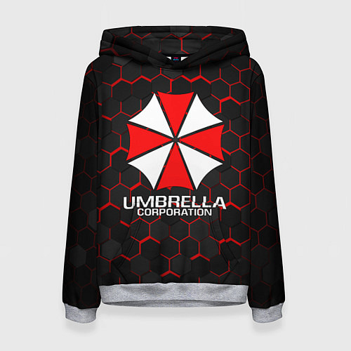 Женская толстовка UMBRELLA CORP / 3D-Меланж – фото 1