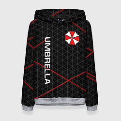 Толстовка-худи женская UMBRELLA CORP, цвет: 3D-меланж