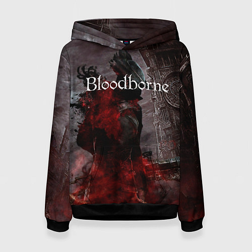 Женская толстовка Bloodborne / 3D-Черный – фото 1
