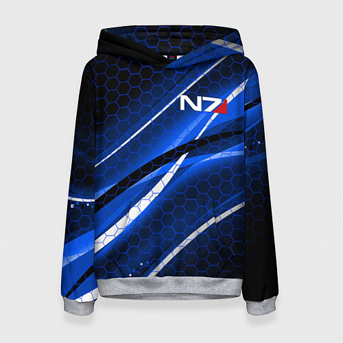 Женская толстовка MASS EFFECT N7 / 3D-Меланж – фото 1