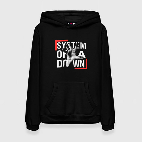 Женская толстовка System of a Down / 3D-Черный – фото 1