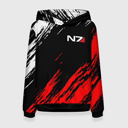 Женская толстовка MASS EFFECT N7 / 3D-Черный – фото 1