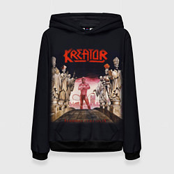 Толстовка-худи женская Kreator 16, цвет: 3D-черный