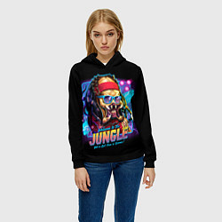 Толстовка-худи женская PREDATOR, цвет: 3D-черный — фото 2