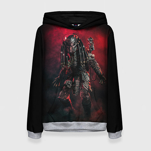 Женская толстовка PREDATOR / 3D-Меланж – фото 1