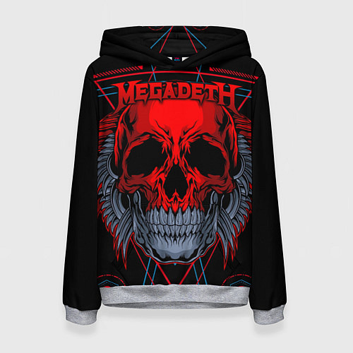 Женская толстовка Megadeth / 3D-Меланж – фото 1