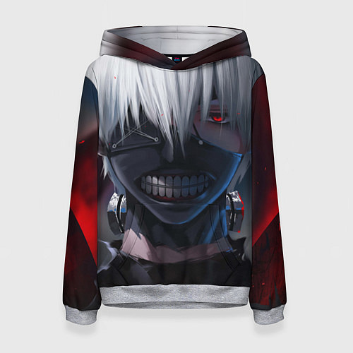 Женская толстовка TOKYO GHOUL / 3D-Меланж – фото 1