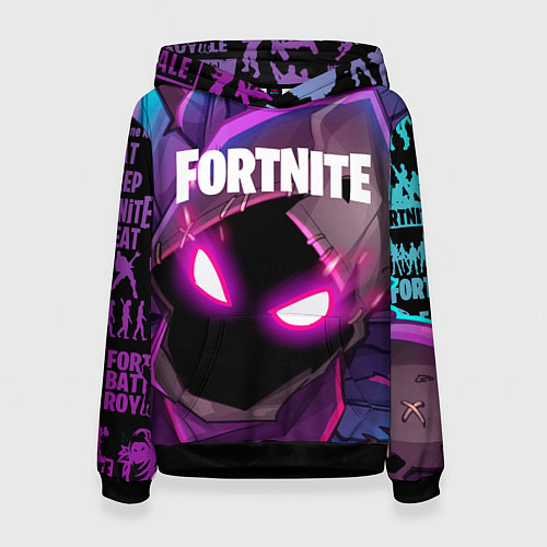 Женская толстовка FORTNITE / 3D-Черный – фото 1