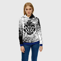 Толстовка-худи женская Overlord, цвет: 3D-синий — фото 2