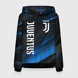 Толстовка-худи женская JUVENTUS, цвет: 3D-черный