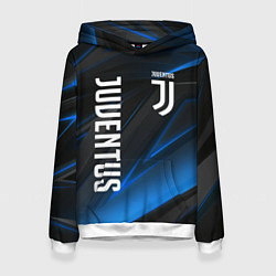 Толстовка-худи женская JUVENTUS, цвет: 3D-белый
